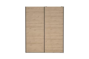 Elvos Vaatekaappi 179x220 cm - Luonnonväri - Säilytys - Vaatesäilytys - Vaatekaappi
