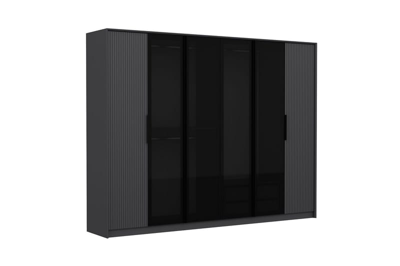 Fruitland Vaatekaappi 274x210 cm, Antrasiitti