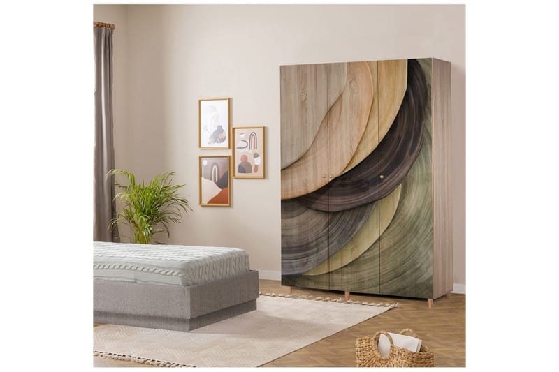 Gladfield Vaatekaappisskåp 135x192 cm - Säilytys - Vaatesäilytys - Vaatekaappi