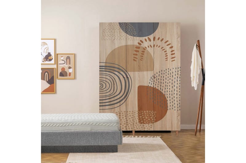 Gladfield Vaatekaappisskåp 135x192 cm - Säilytys - Vaatesäilytys - Vaatekaappi