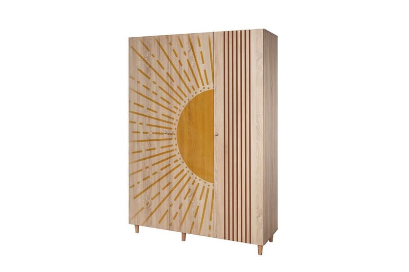 Gladfield Vaatekaappisskåp 135x192 cm - Säilytys - Vaatesäilytys - Vaatekaappi