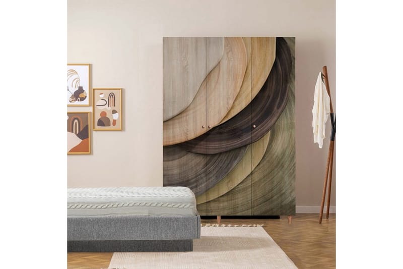 Gladfield Vaatekaappisskåp 135x192 cm - Säilytys - Vaatesäilytys - Vaatekaappi