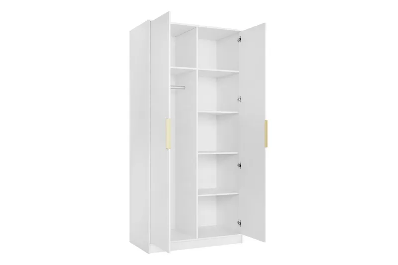 Gudelia Vaatekaappi 102x216 cm - Beige - Säilytys - Vaatesäilytys - Vaatekaappi