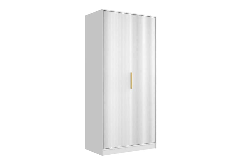 Gudelia Vaatekaappi 102x216 cm - Harmaa - Säilytys - Vaatesäilytys - Vaatekaappi