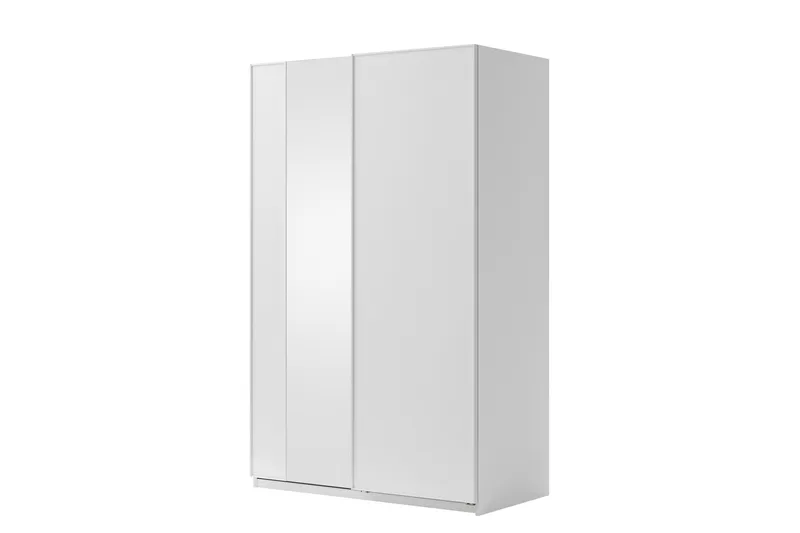 Haruna Vaatekaappi Peilillä 150x235 cm, Valkoinen