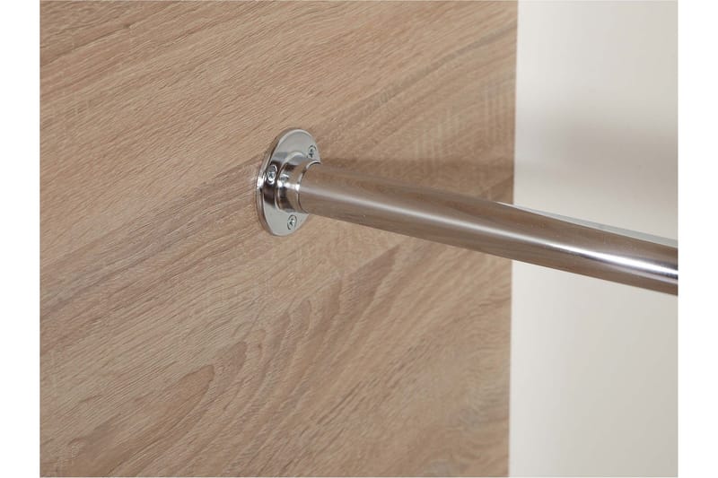 Harvinder Vaatekaappi peilillä 120x205 cm - Beige - Säilytys - Vaatesäilytys - Vaatekaappi