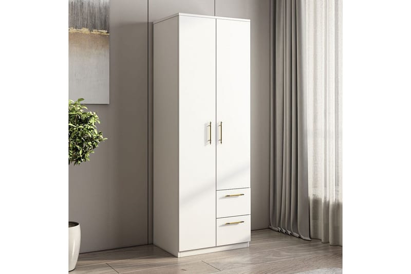 Hearst Vaatekaappisskåp 60x171,8 cm - Valkoinen - Säilytys - Vaatesäilytys - Vaatekaappi