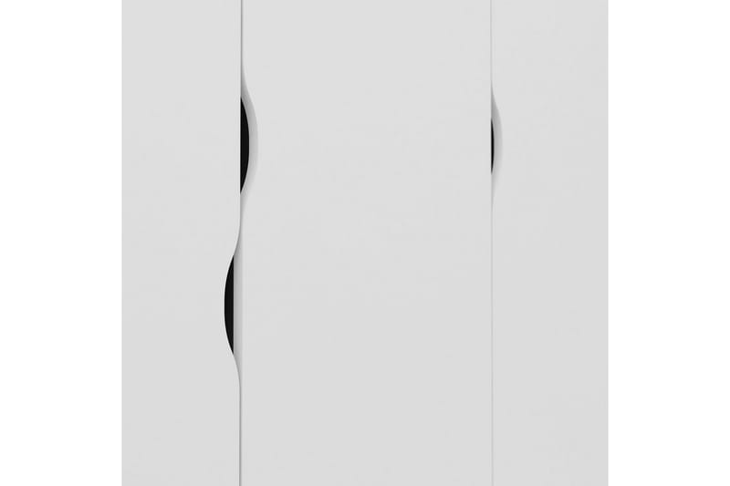 Hostafranc Vaatekaappi 147x200 cm - Valkoinen/Harmaa - Säilytys - Vaatesäilytys - Vaatekaappi