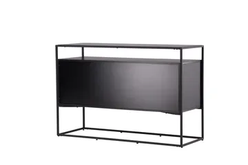 Kingsport Vaatekaappi 120x80 cm - Musta - Säilytys - Säilytyskalusteet - Senkki