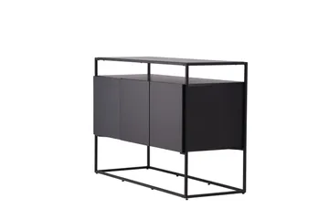 Kingsport Vaatekaappi 120x80 cm - Musta - Säilytys - Säilytyskalusteet - Senkki