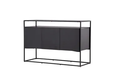 Kingsport Vaatekaappi 120x80 cm - Musta - Säilytys - Säilytyskalusteet - Senkki