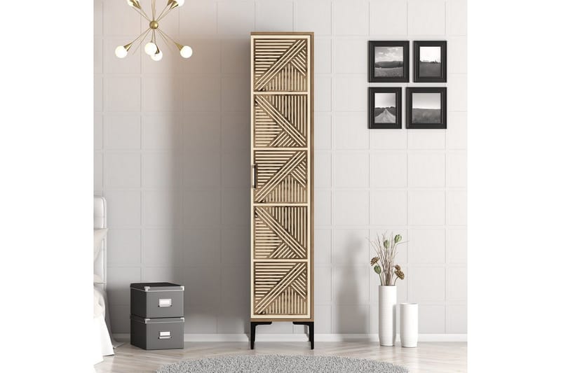 Kumsal Vaatekaappi 40x47,5 cm - Pähkinä/Kerma - Säilytys - Vaatesäilytys - Vaatekaappi