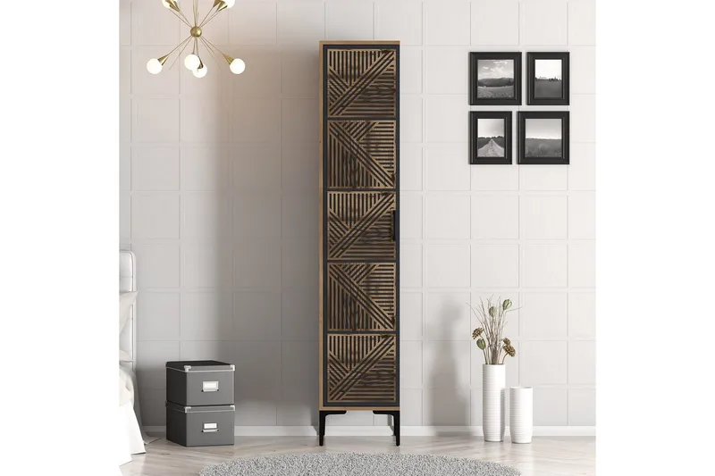 Kumsal Vaatekaappi 40x47,5 cm - Pähkinä/Antrasiitti - Säilytys - Vaatesäilytys - Vaatekaappi