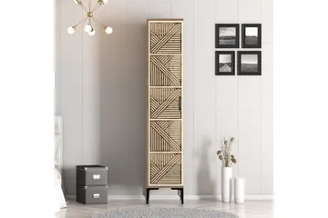 Kumsal Vaatekaappi 40x47,5 cm - Pähkinä/Kerma - Säilytys - Vaatesäilytys - Vaatekaappi