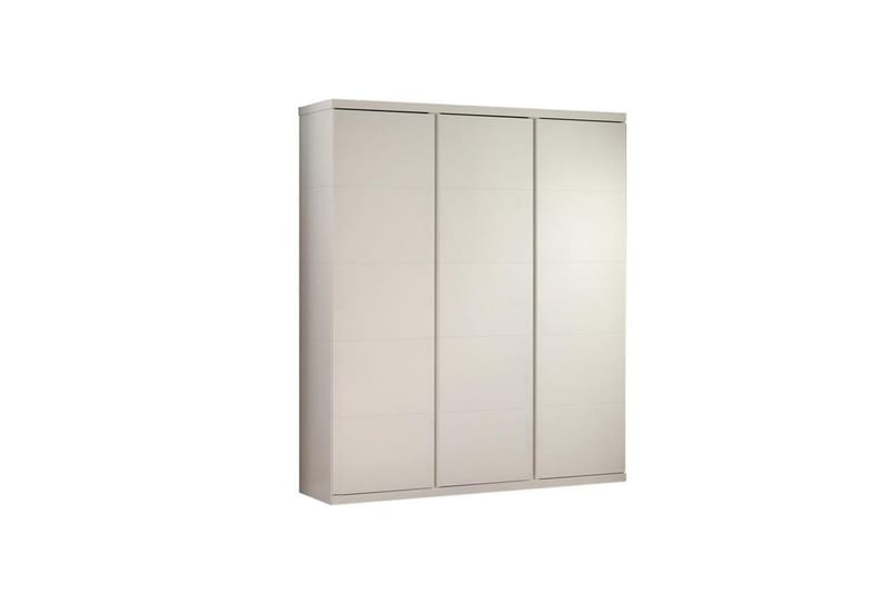 Lara vaatekaappi 166 cm maalattua puuta, Offwhite