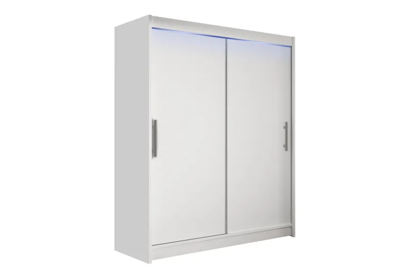 Leila Vaatekaappi 150x200 cm, Valkoinen