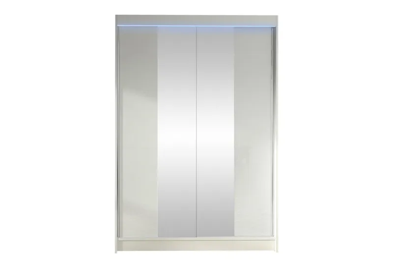 Liverpool Vaatekaappi Peilillä 120x200 cm, Harmaa