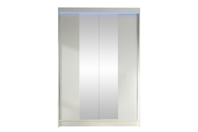 Liverpool Vaatekaappi Peilillä 120x200 cm - Harmaa - Säilytys - Vaatesäilytys - Vaatekaappi