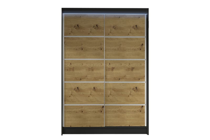 Liverpoolin Vaatekaappi 120x200 cm - Harmaa - Säilytys - Vaatesäilytys - Vaatekaappi