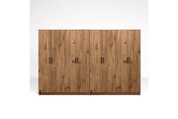 Olera Vaatekaappi 280x180 cm - Luonnollinen - Säilytys - Vaatesäilytys - Vaatekaappi