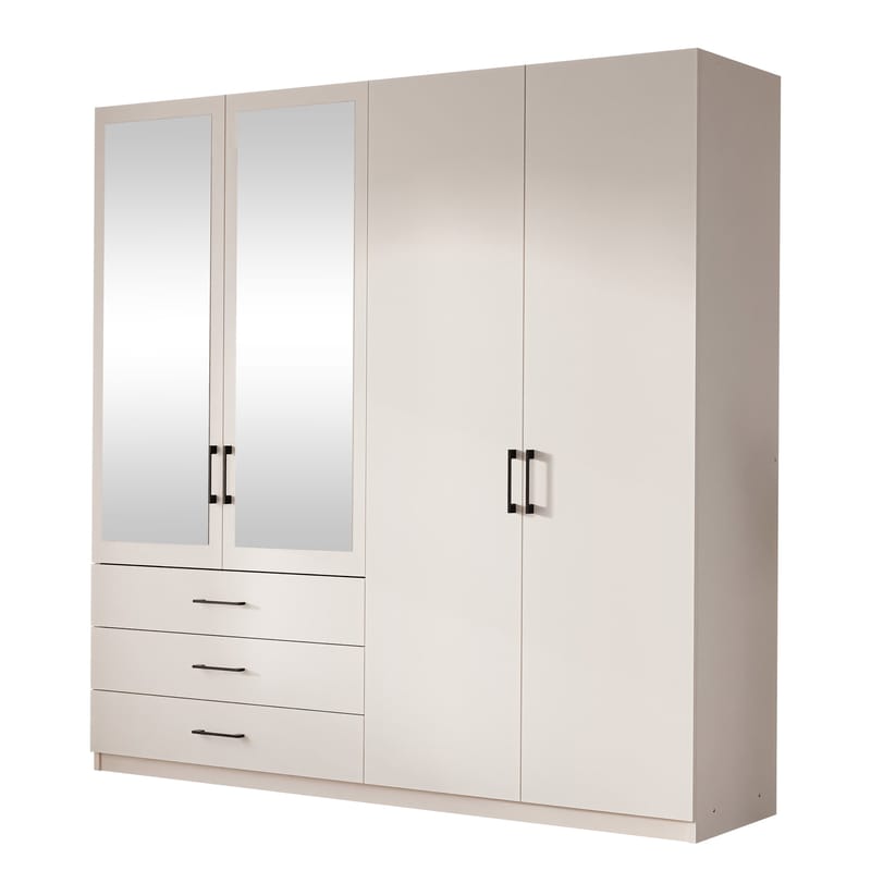 Pekin Vaatekaappi Peilillä 215 cm, undefined