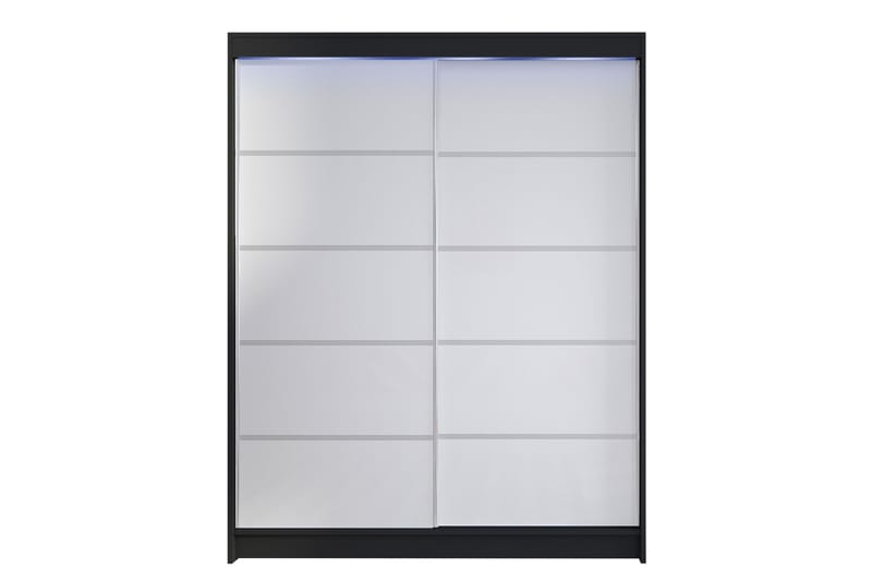Pickering Vaatekaappi 150x200 cm - Mustavalkoinen - Säilytys - Vaatesäilytys - Vaatekaappi
