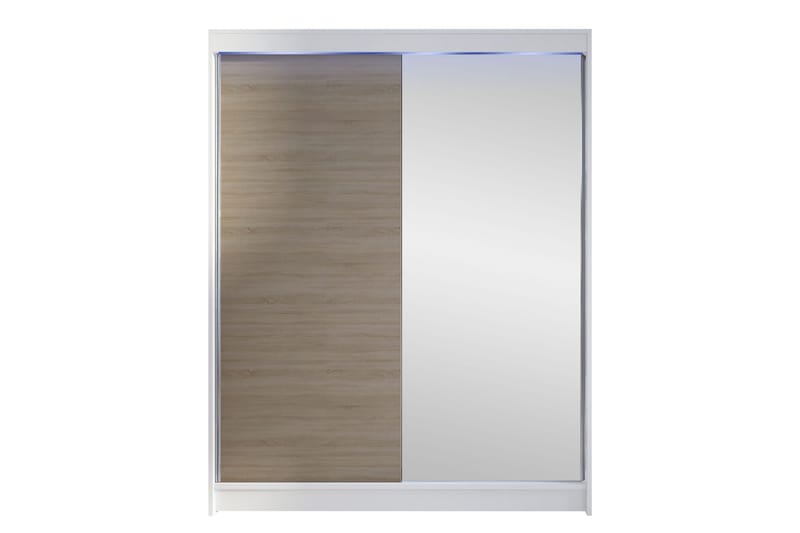 Pickering Vaatekaappi Peilillä 150x200 cm - Vihreä - Säilytys - Vaatesäilytys - Vaatekaappi