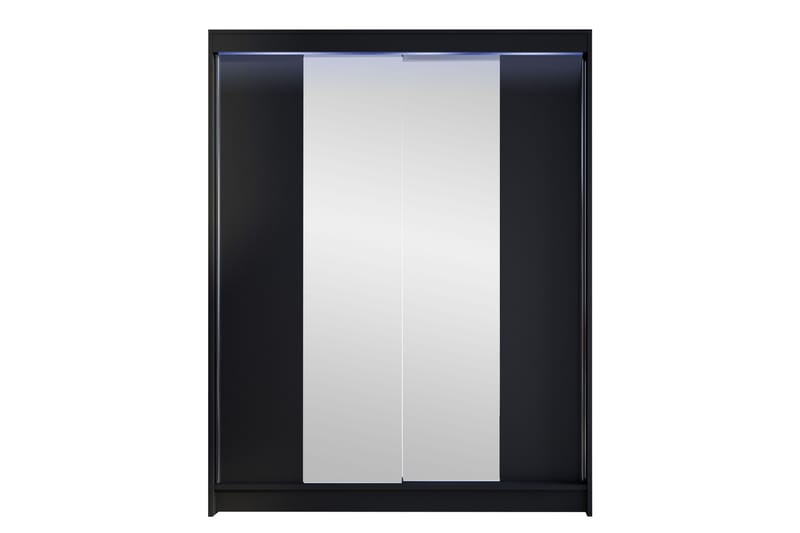 Pickering Vaatekaappi Peilillä 150x200 cm - Ruskea - Säilytys - Vaatesäilytys - Vaatekaappi