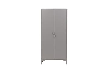 Piring Vaatekaappi 85x45x183 cm - Vaaleanharmaa - Säilytys - Vaatesäilytys - Vaatekaappi