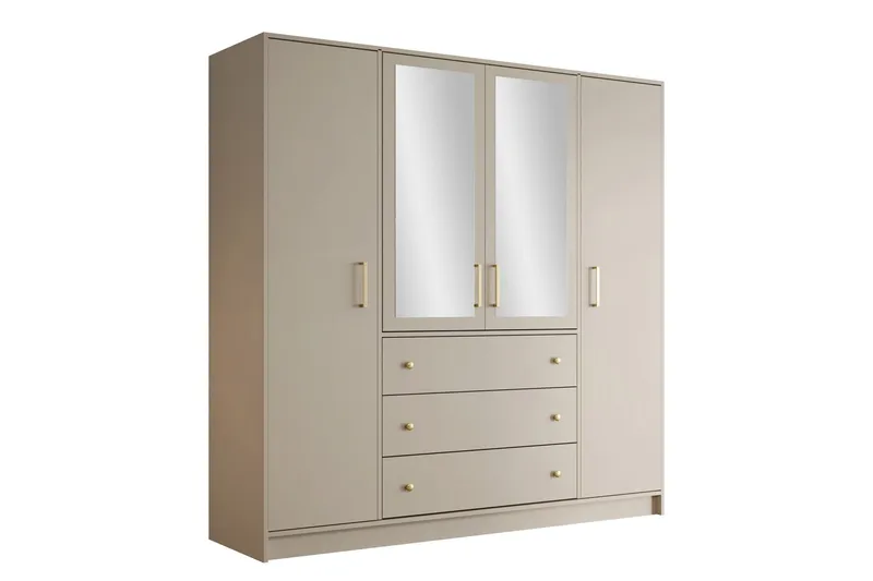 Retro Vaatekaappi W. Peili 196x200 cm, undefined