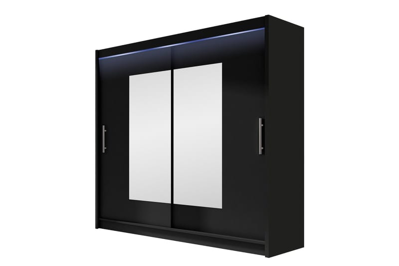 Rilievo Vaatekaappi Peilillä 180x215 cm, Ruskea