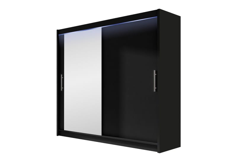 Rilievo Vaatekaappi Peilillä 180x215 cm - Säilytys - Vaatesäilytys - Vaatekaappi