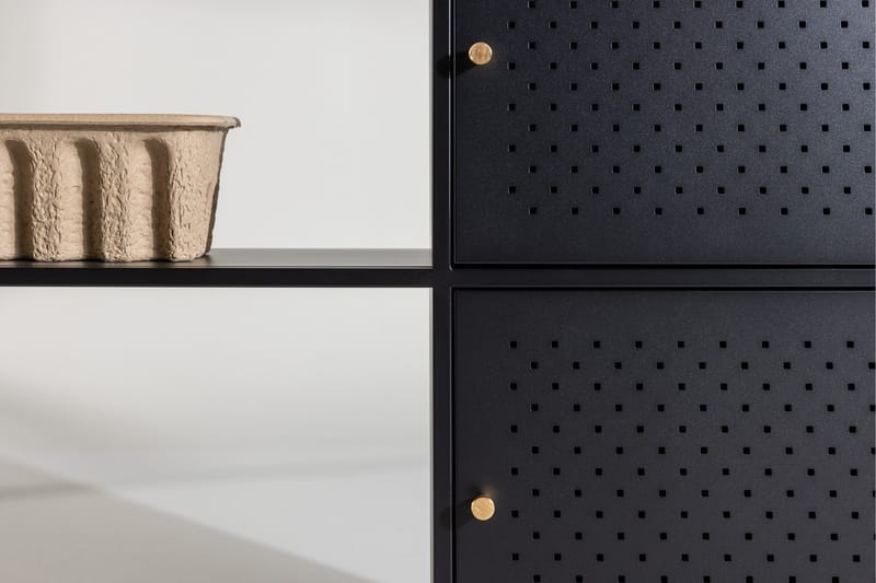 Salta Vaatekaappi 100x75 cm - Musta - Säilytys - Säilytyskalusteet - Senkki