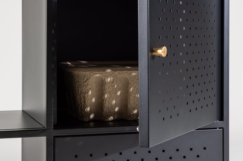 Salta Vaatekaappi 100x75 cm - Musta - Säilytys - Säilytyskalusteet - Senkki