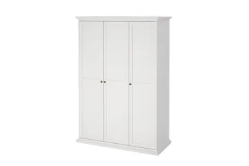 Shoiba Vaatekaappi 138,8x200,6 cm - Valkoinen - Säilytys - Vaatesäilytys - Vaatekaappi