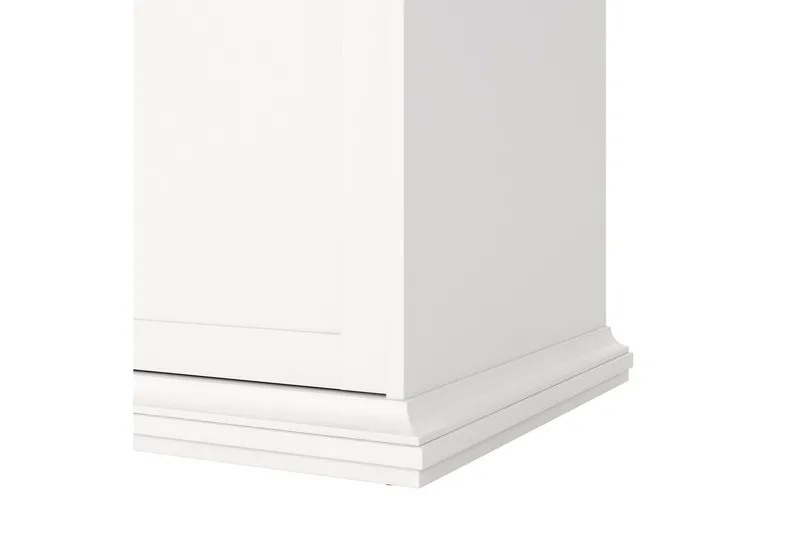 Shoiba Vaatekaappi 138,8x200,6 cm - Valkoinen - Säilytys - Vaatesäilytys - Vaatekaappi