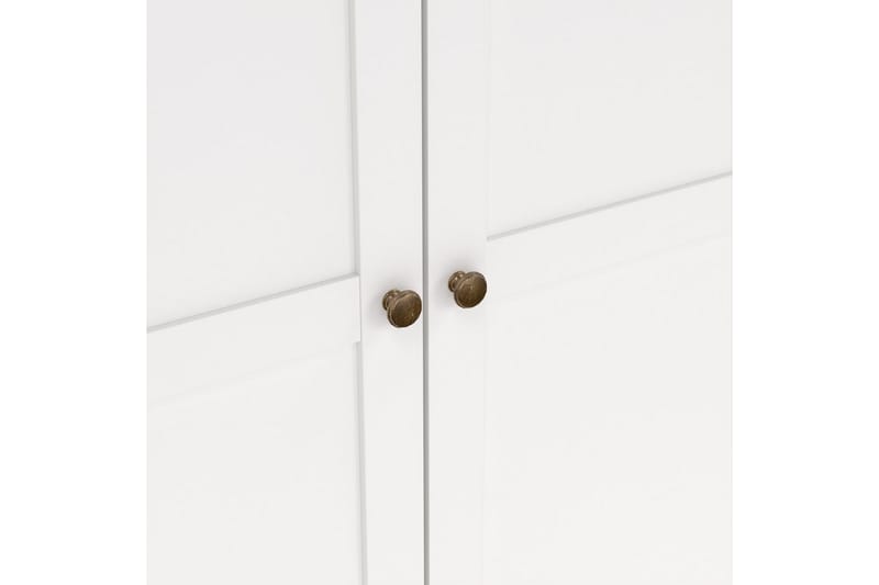 Shoiba Vaatekaappi 138,8x200,6 cm - Valkoinen - Säilytys - Vaatesäilytys - Vaatekaappi