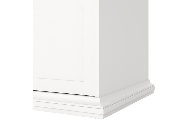 Shoiba Vaatekaappi 138,8x200,6 cm - Valkoinen - Säilytys - Vaatesäilytys - Vaatekaappi