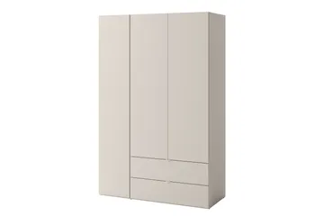 Sigmana Vaatekaappi 130x201 cm - Ruskea - Säilytys - Vaatesäilytys - Vaatekaappi
