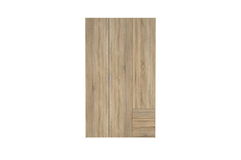 Space Vaatekaappi 116x200 cm - Luonnonväri - Säilytys - Vaatesäilytys - Vaatekaappi