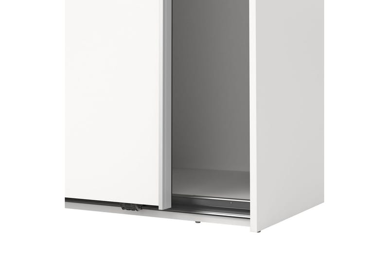 Takeru Vaatekaappi 119x200 cm - Valkoinen - Säilytys - Vaatesäilytys - Vaatekaappi