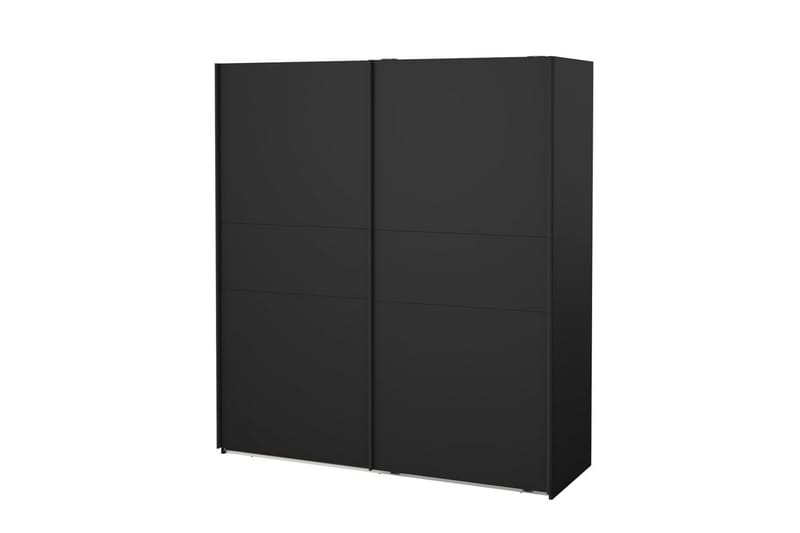 Takeru Vaatekaappi 179x200 cm - Musta - Säilytys - Vaatesäilytys - Vaatekaappi