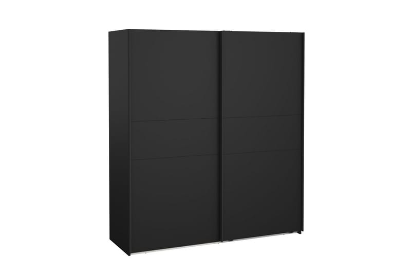 Takeru Vaatekaappi 179x200 cm - Musta - Säilytys - Vaatesäilytys - Vaatekaappi