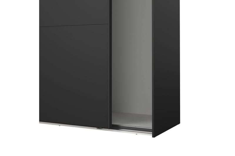 Takeru Vaatekaappi 179x200 cm - Musta - Säilytys - Vaatesäilytys - Vaatekaappi