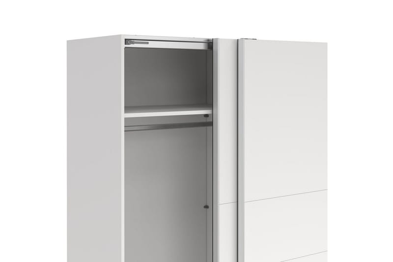 Takeru Vaatekaappi 179x200 cm - Valkoinen - Säilytys - Vaatesäilytys - Vaatekaappi