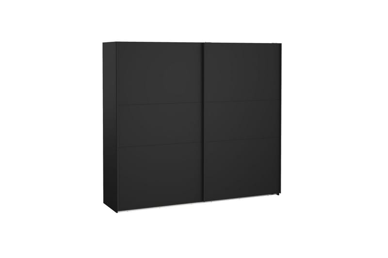 Takeru Vaatekaappi 244x221 cm - Musta - Säilytys - Vaatesäilytys - Vaatekaappi