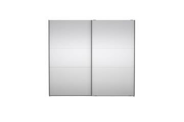 Takeru Vaatekaappi Peilillä 244x220 cm - Musta - Säilytys - Vaatesäilytys - Vaatekaappi