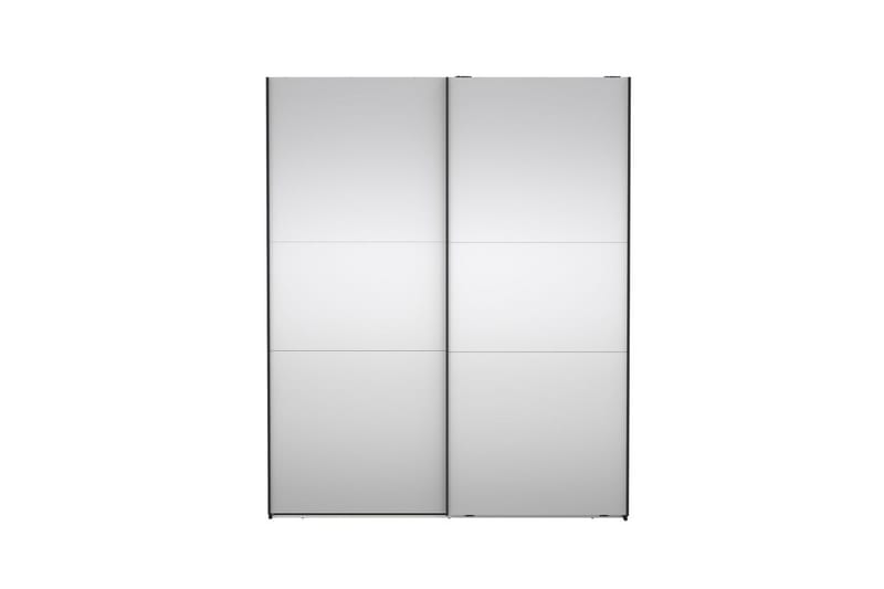 Takeru Vaatekaappi Peilillä 179x220 cm - Musta - Säilytys - Vaatesäilytys - Vaatekaappi