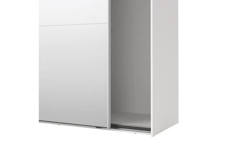 Takeru Vaatekaappi Peilillä 179x200 cm - Valkoinen - Säilytys - Vaatesäilytys - Vaatekaappi