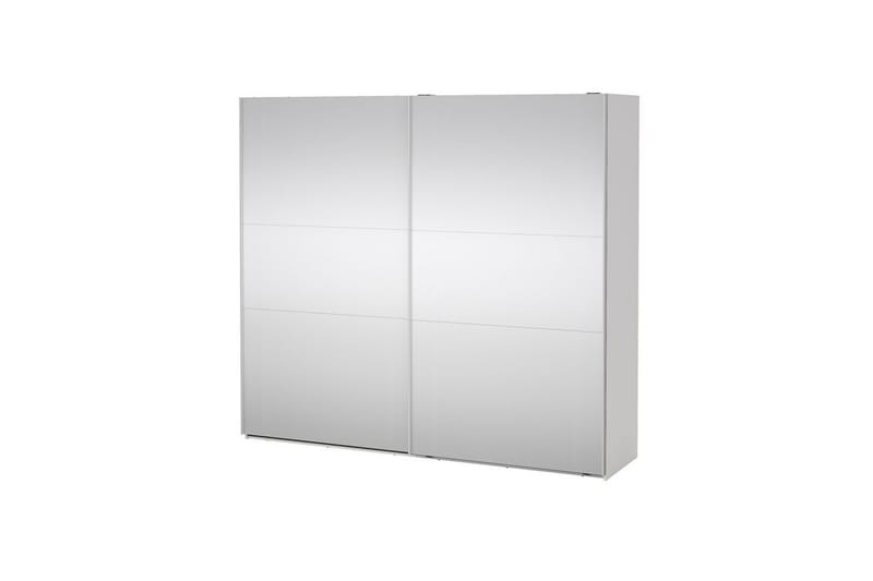 Takeru Vaatekaappi Peilillä 244x220 cm - Valkoinen - Säilytys - Vaatesäilytys - Vaatekaappi